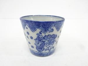 古伊万里　印判手　花蕎麦猪口